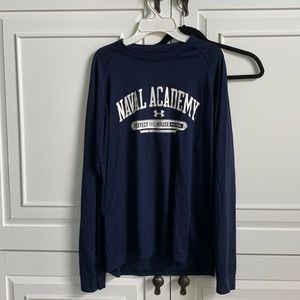 Navy blue naval academy long sleeve